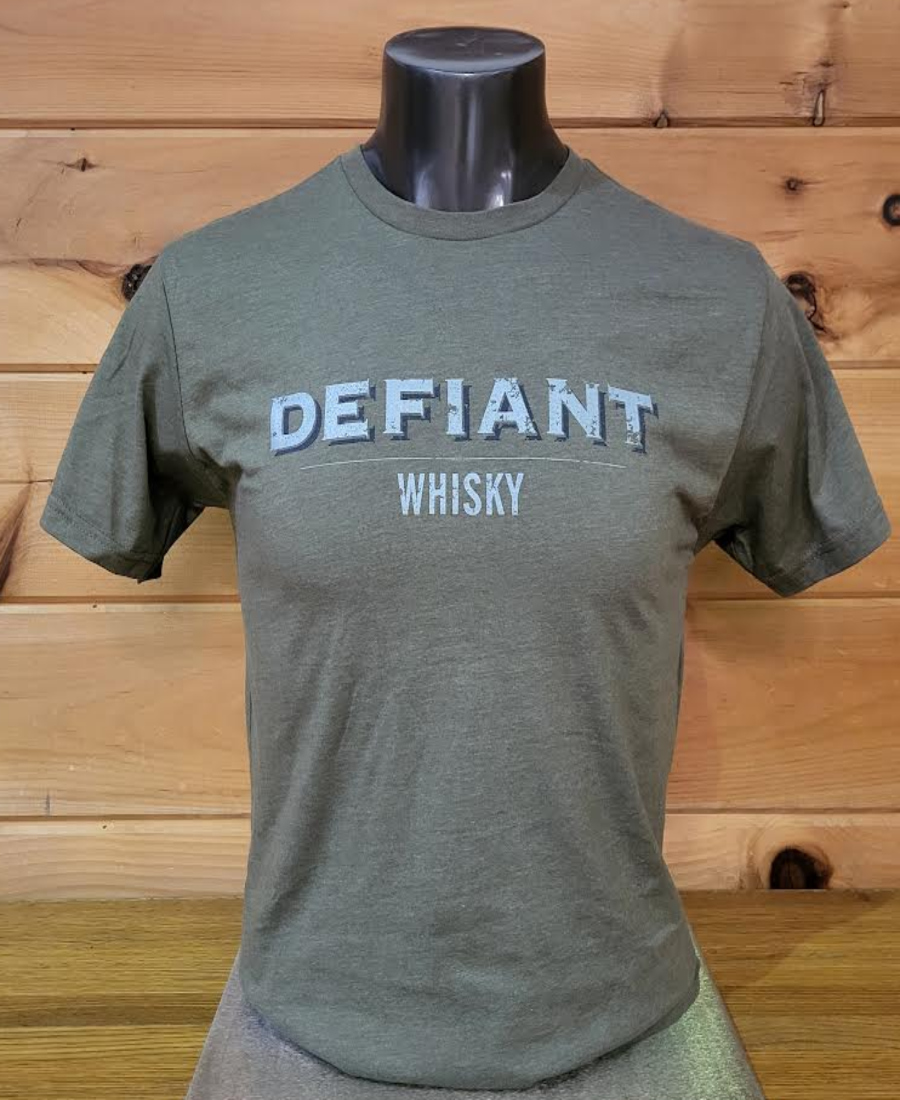 Defiant Whisky T-shirt Military Green